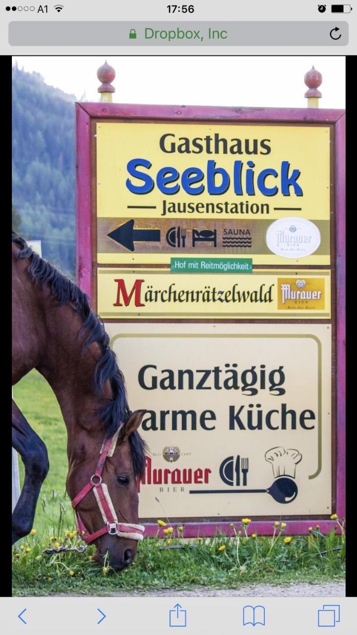 Hotel Gasthof Seeblick Zeutschach Eksteriør bilde